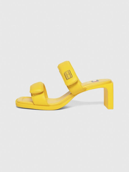 Leather Sandals Yellow