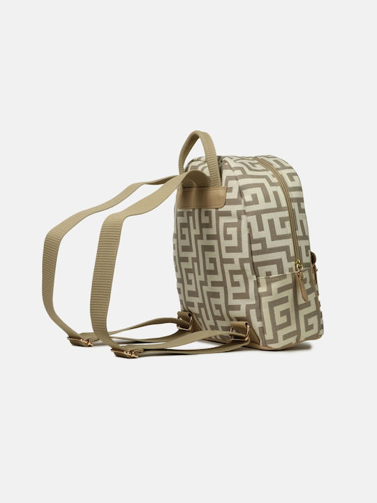 Ari Gorgio Women's Bag Backpack Beige