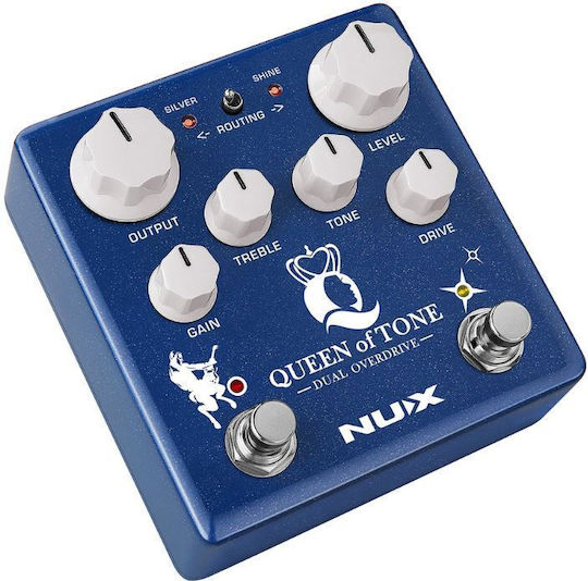 NUX NDO-6 Queen of Tone Dual Stacked Overdrive NDO-6 Pedals Electric Guitar
