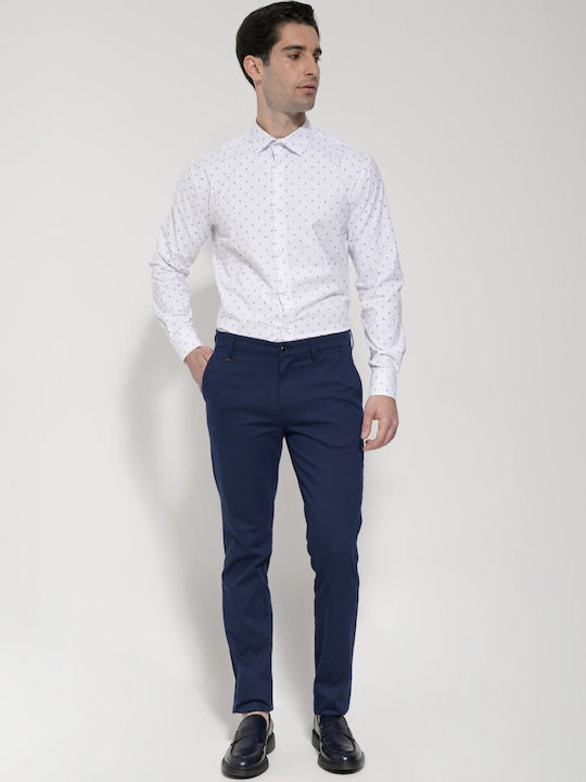 Tresor Ανδρικό Παντελόνι Chino Navy