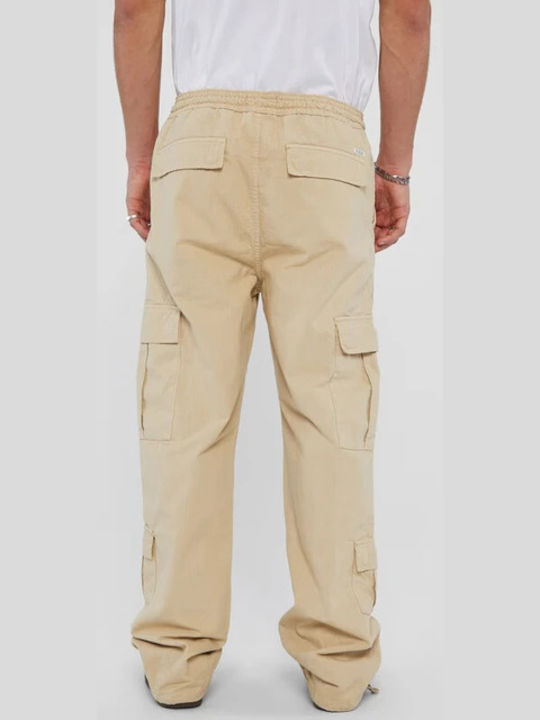 Παντελόνι Cargo σε Loose Εφαρμογή Pale Beige