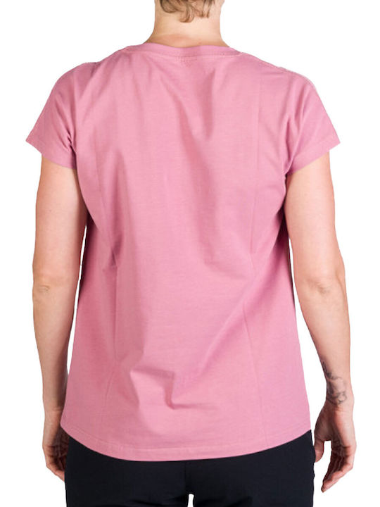 Northfinder Damen Sportlich T-shirt mit V-Ausschnitt Rosa