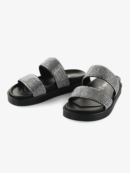 Buffalo Frauen Flip Flops in Schwarz Farbe