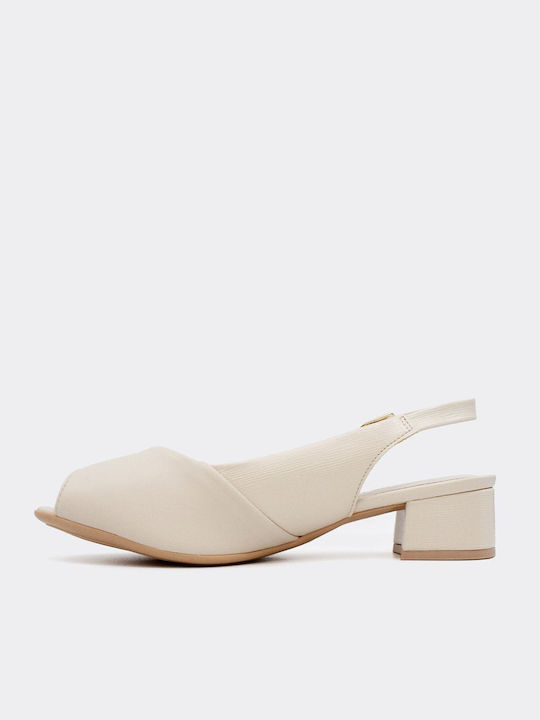 Piccadilly Anatomic Beige Low Heels