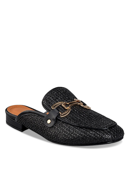 Envie Shoes Mules με Τακούνι σε Μαύρο Χρώμα