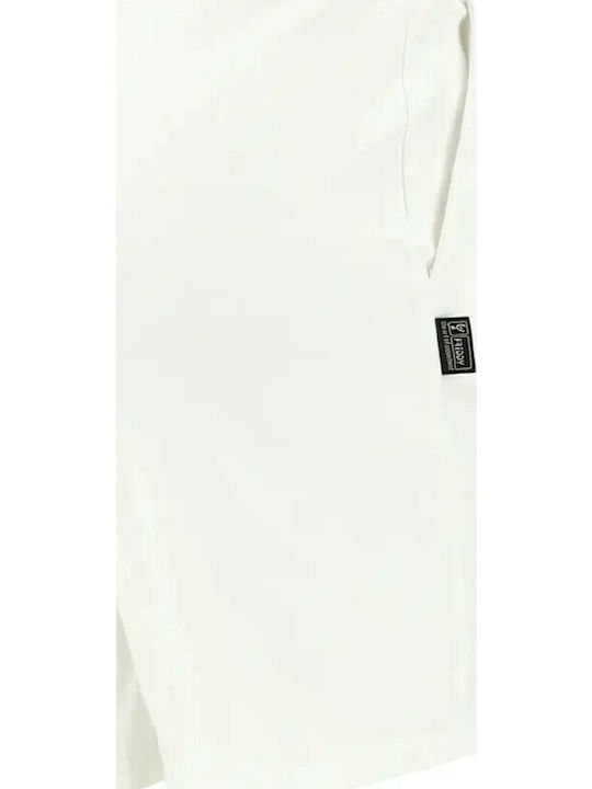 Damen Sportliche Bermuda Weiß