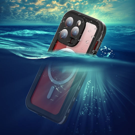 Shellbox m66228z Back Cover Σιλικόνης Αδιάβροχο Μαύρο (iPhone 15 Pro)