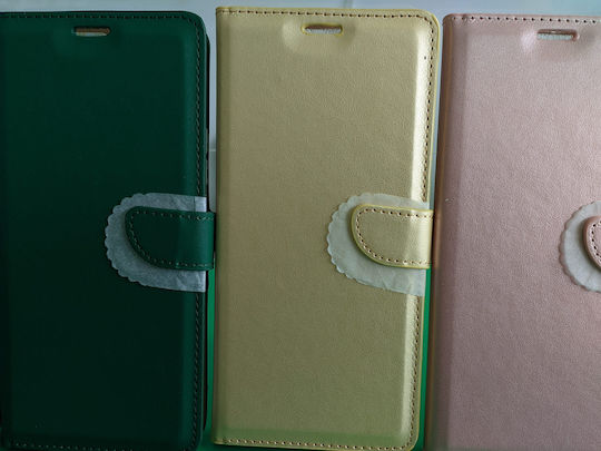 Leewello Book Synthetic Leather / Silicone / Plastic Rose Gold (Samsung Galaxy A25)