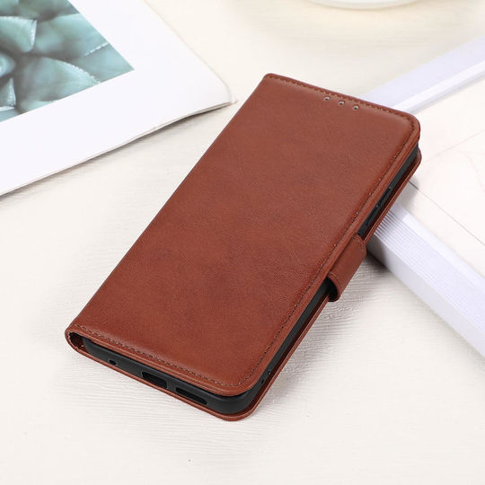 Xiaomi Redmi K70e Poco X6 Pro Cow Texture Leather Phone Case Brown
