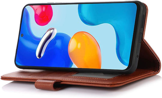 Xiaomi Redmi K70e Poco X6 Pro Cow Texture Leather Phone Case Brown