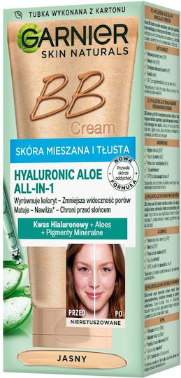 Garnier Hyaluronic Aloe All-in-1 BB Light Moisturizing Face Day Cream with SPF20 with Aloe Vera 50ml