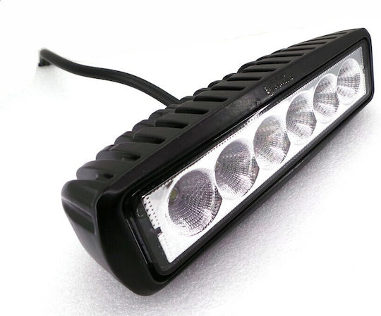 Rectangularς Rezistent la apă Faruri Auto LED 12 / 24V 18W 16cm 1buc
