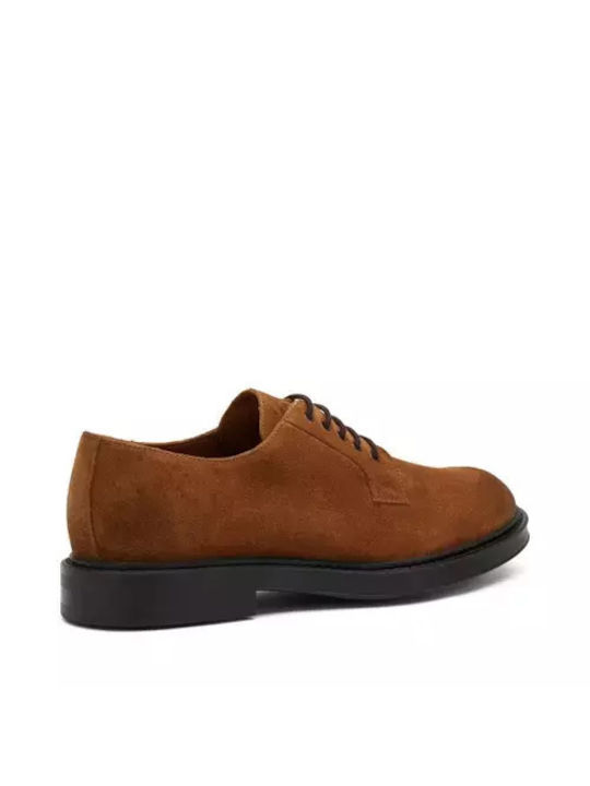 Frau Men's Suede Casual Shoes Brown