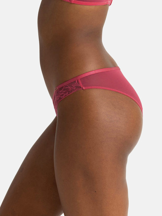 Dorina Saylor Red Brazilian Lace