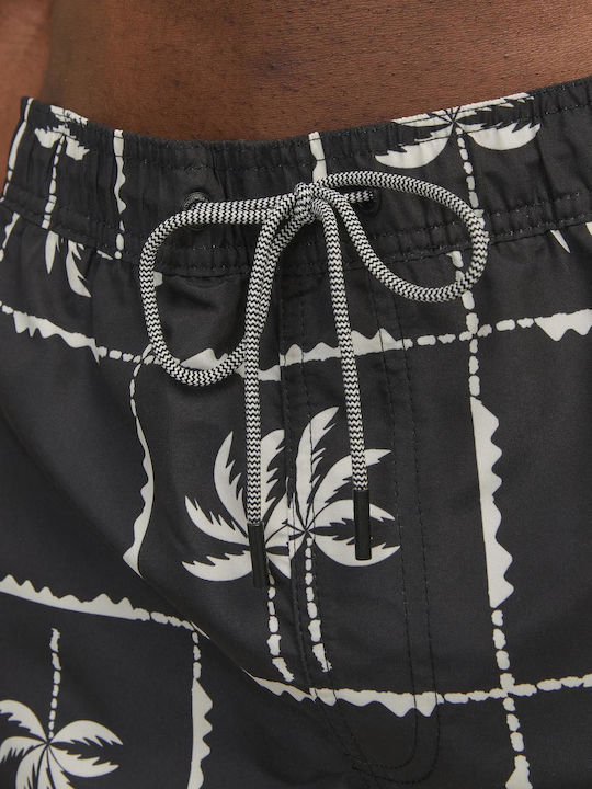 Men's Swimwear Shorts Black with Patterns