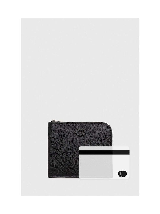 Coach Small Leather Women's Wallet Black