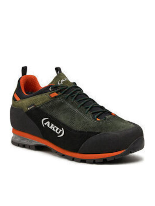 Aku Men's Waterproof Hiking Shoes with Gore-Tex Membrane Green 378/Green/Orange