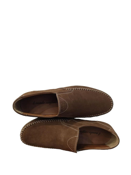 Il Mondo Comfort Men's Moccasins Brown