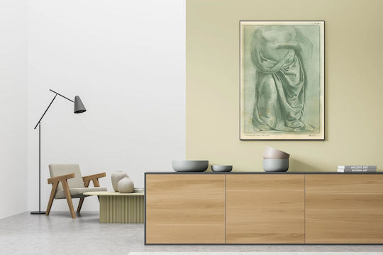 Study A Semi-nude Standing Figure Drapery Leonardo Картина Платнен 40x50см