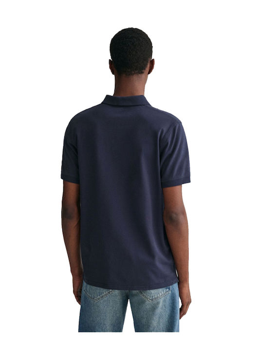 Gant Bluza Bărbătească Polo BLUE