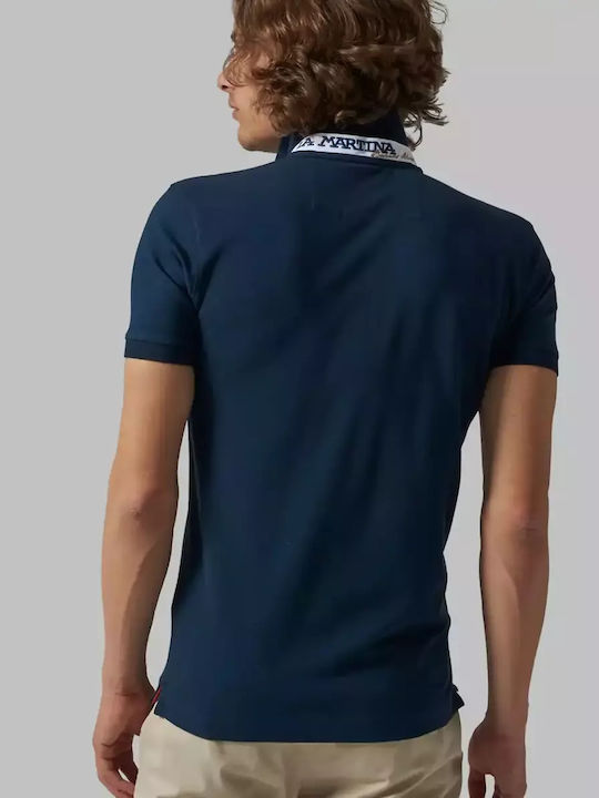 La Martina Herren Shirt Polo Dark Blue