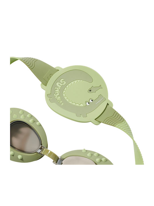 Sunnylife Khaki Γυαλιά Κολύμβησης Παιδικά Πράσινα