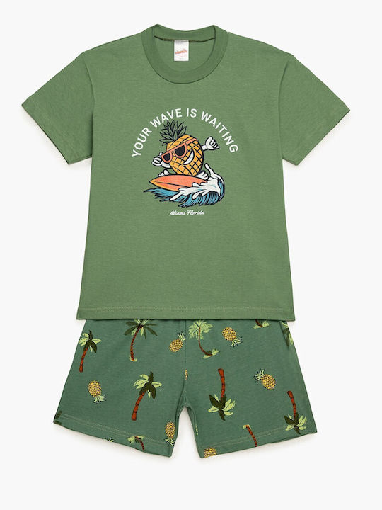 Minerva Kids Pyjamas Summer khaki