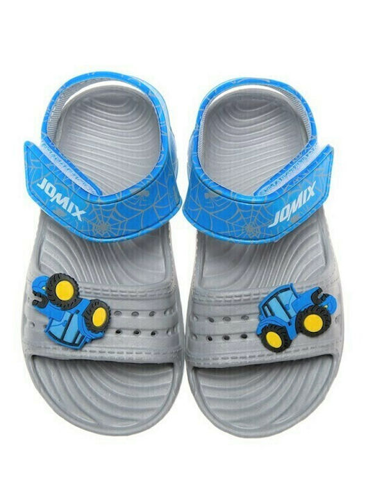 SP-2242 Kinder Badeschuhe Gray Offen - Blauer Traktor