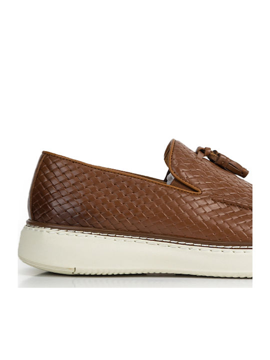 Men's Leather Moccasins Brown