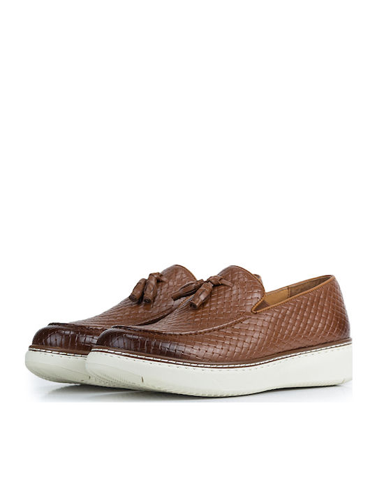 Men's Leather Moccasins Brown