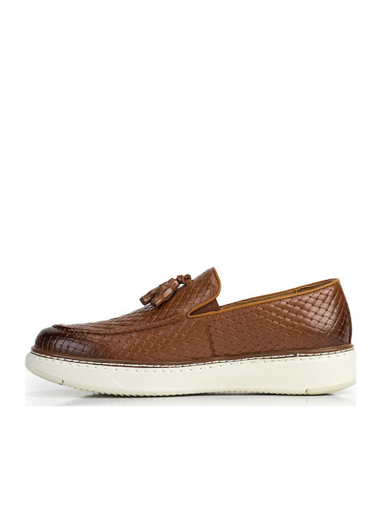 Men's Leather Moccasins Brown