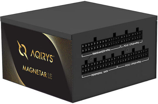Aqirys Magnetar LE 650W Negru Sursă de Alimentare Calculator Complet modular 80 Plus Gold