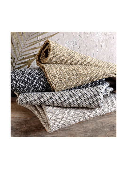 Rythmos Arecibo Teppich Rechteckig Baumwolle Beige