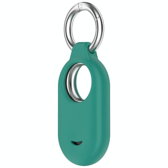 Techsuit Smiling Θήκη Μπρελόκ Σιλικόνης για SmartTag2 Pine Green