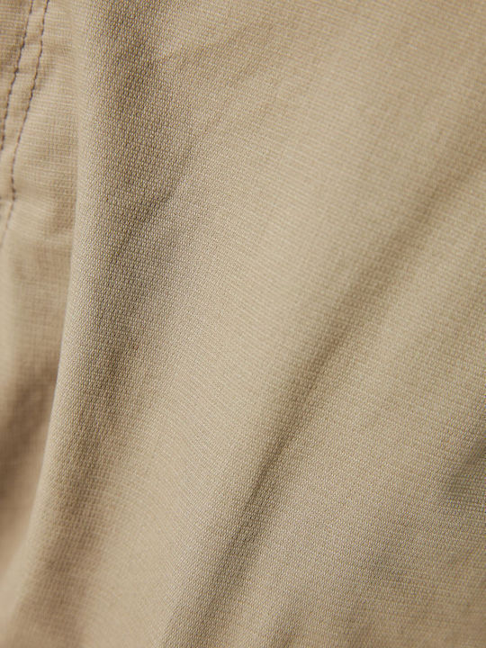 Trousers Cargo Elastic in Loose Fit Greige