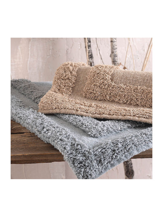 Rythmos Bath Mat Cotton Etna 120-182-024 Grey 60x120cm