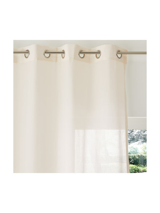 La Redoute Interieurs Perdea cu Capse Bej 350343459_3087_10 135x180buc