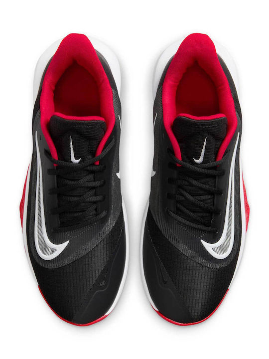 Precision 7 Low Basketball Shoes Black / University Red / White