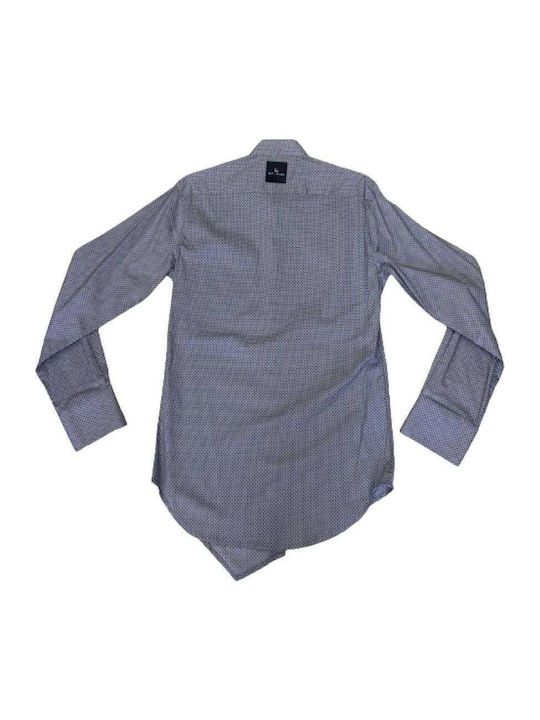Long-sleeved Cotton Shirt Gray
