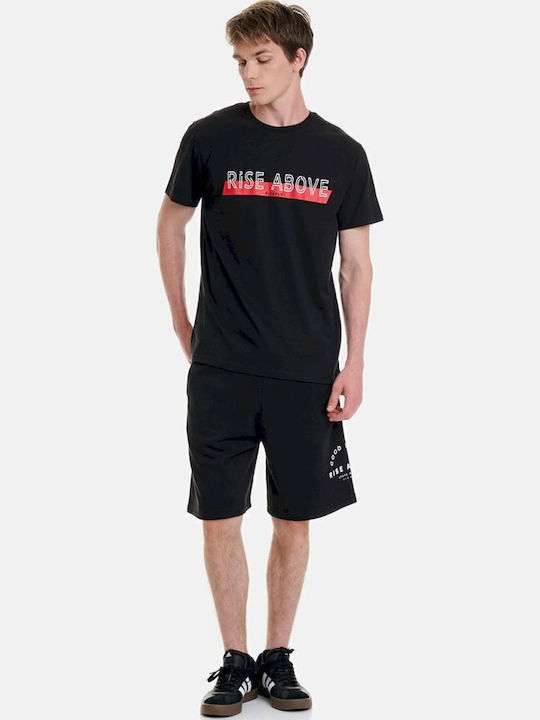 T-shirt Μαύρο