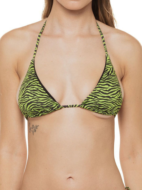 Bikini Τριγωνάκι με Ενίσχυση Πράσινο