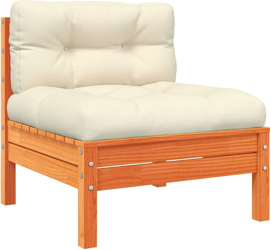 Garten- und Outdoor-Möbelsets 5 Stück Braune mit Kissen