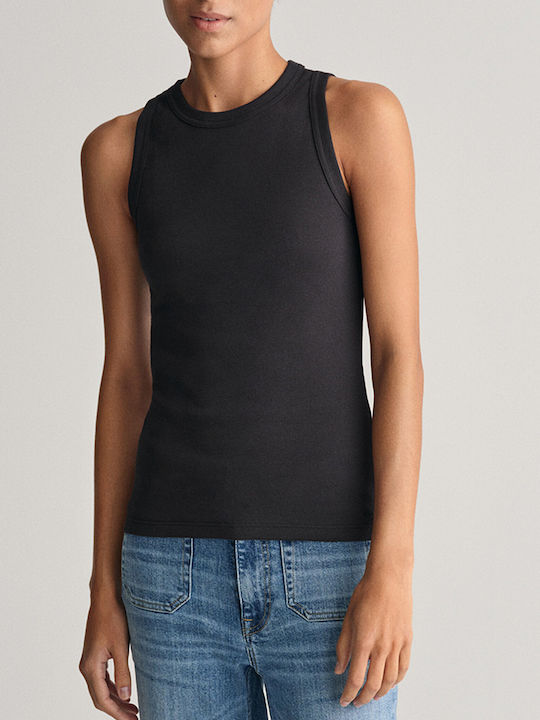 Gant Women's Blouse Cotton Sleeveless Black