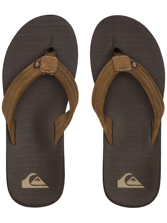 Carver Men's Flip Flops Brown