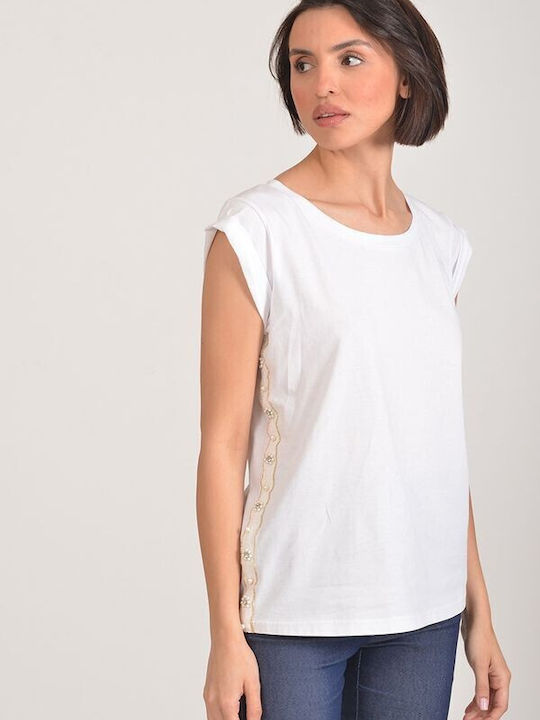Tweet With Love Women's Blouse White