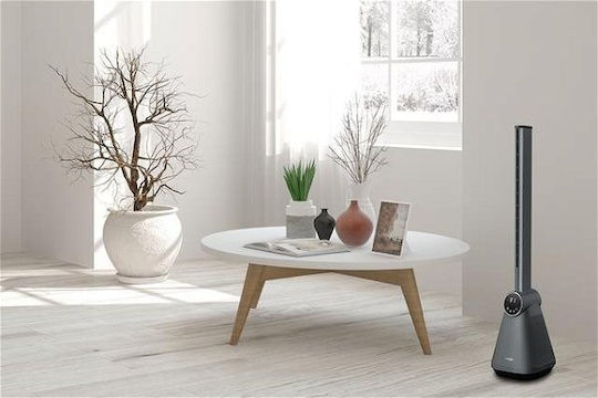 Concept Tower Fan 50W with Remote Control Gray