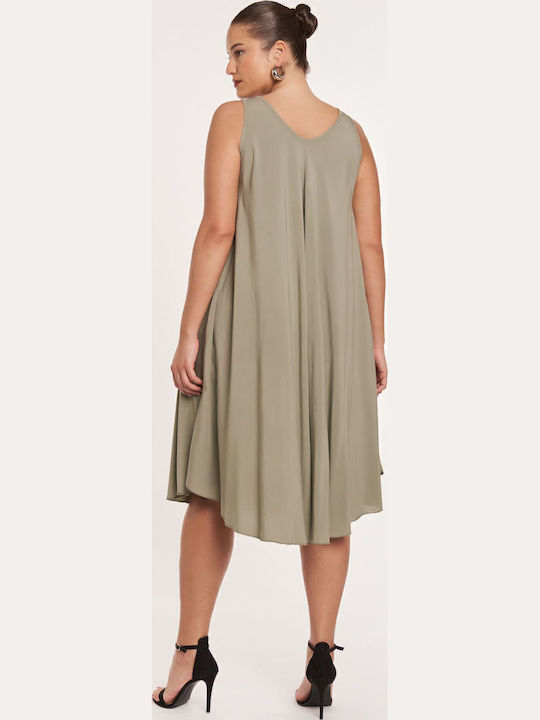Summer Midi Dress Green