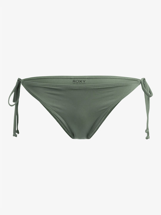Bikini Slip with Ties Olive