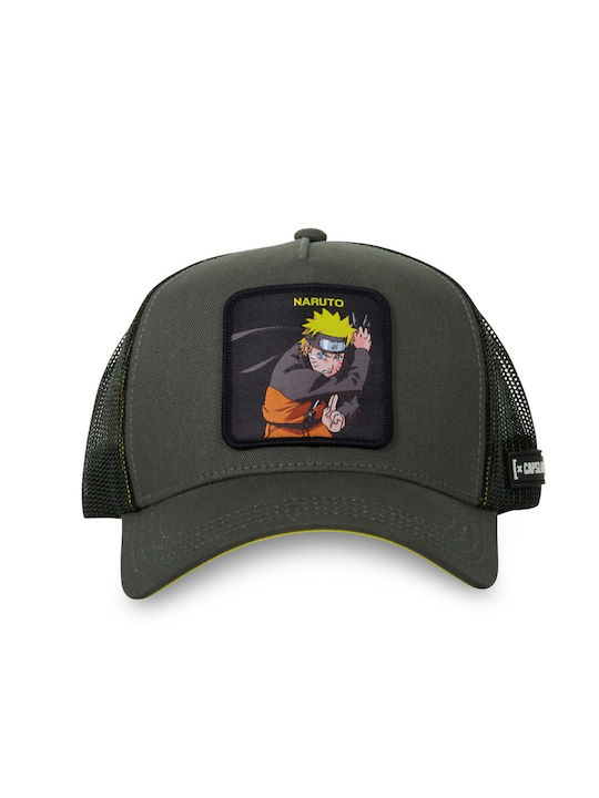 Capslab Naruto Γυναικείο Jockey με Δίχτυ Γκρι