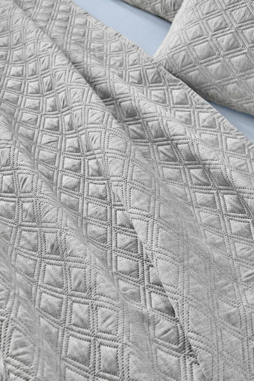Guy Laroche Tempest Σετ Κουβερλί King Size Microfiber Grey 250x240cm 2τμχ